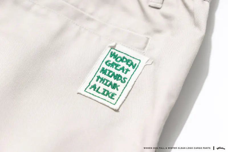 WODEN 2024 Fall & Winter 024 Clean LOGO Cargo Pants