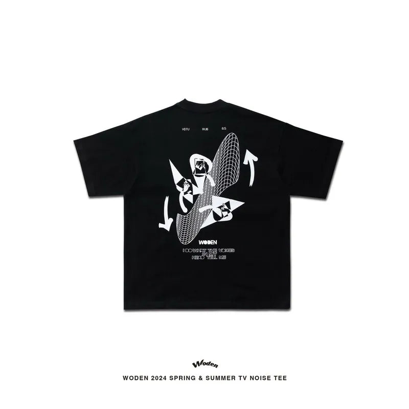WODEN 2024 Spring & Summer 011 TV Noise Tee