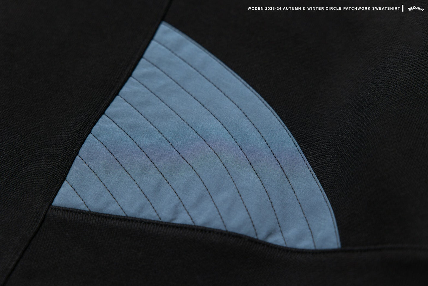 WODEN 2023-24 Autumn & Winter 006 Circle Patchwork Sweatshirt