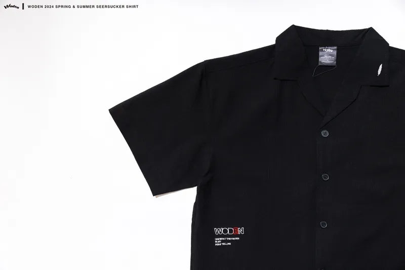 WODEN 2024 Spring & Summer 051 Seersucker Shirt
