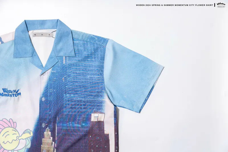 WODEN 2024 Spring & Summer 027 Momentum City Flower Shirt