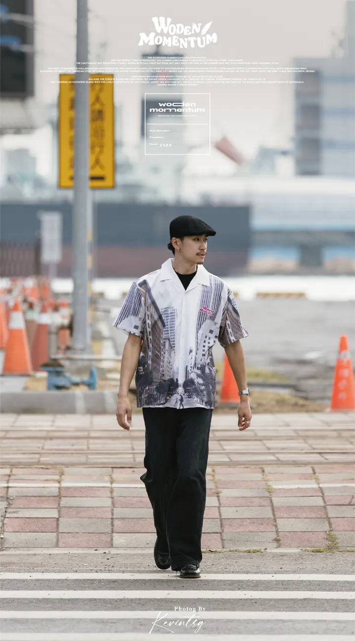 WODEN 2024 Spring & Summer 026 Momentum City Street Shirt