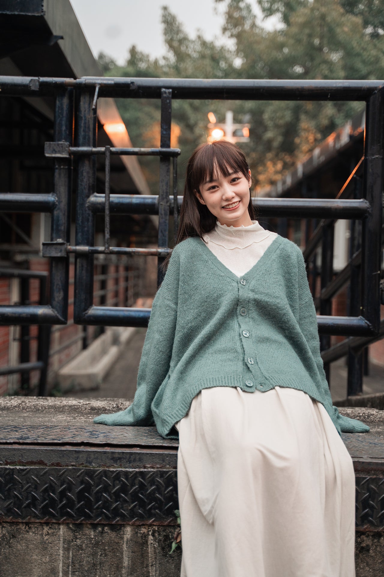 百搭針織開胸外套