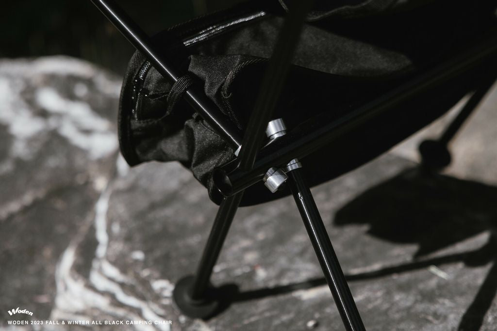 WODEN 2022 Fall & Winter All Black Camping Chair