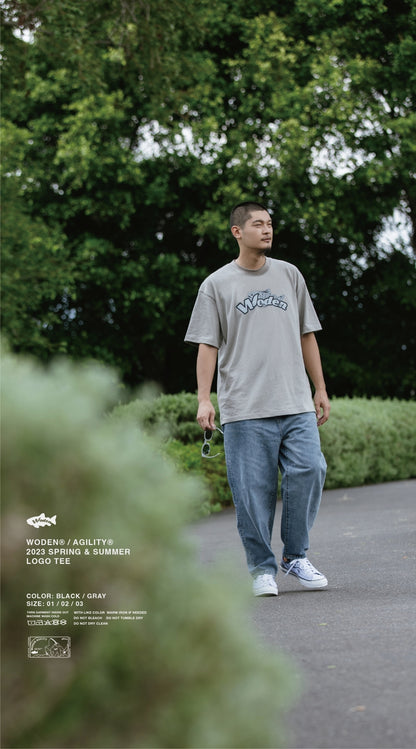 WODEN 23SS 065 WDxJKS Logo Tee 灰