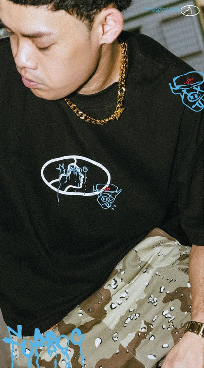 WODEN 2024 Spring & Summer 060 Furbo9 Face LOGO Tee