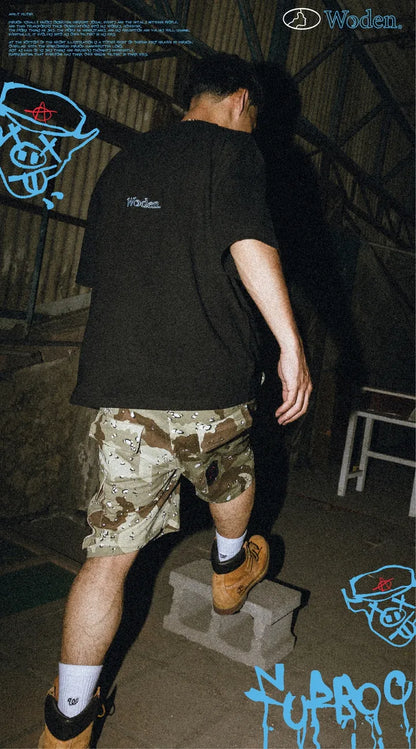WODEN 2024 Spring & Summer 060 Furbo9 Face LOGO Tee