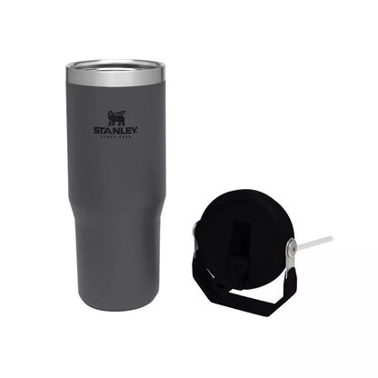STANLEY 經典系列 IceFlow 手提吸管杯 0.88L - 曜石灰
