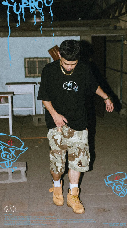 WODEN 2024 Spring & Summer 060 Furbo9 Face LOGO Tee