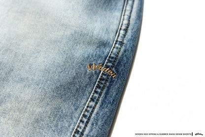 WODEN 2023 Spring & Summer 060 Wash Denim Shorts