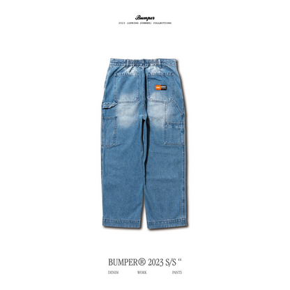 BUMPER 鐵道牛仔長褲