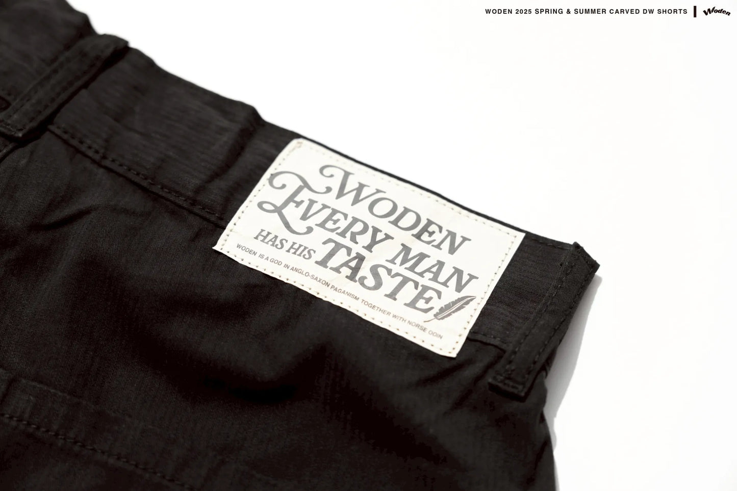 WODEN 2025 Spring & Summer 042 Carved DW Shorts