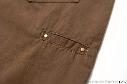 WODEN 2025 Spring & Summer 042 Carved DW Shorts