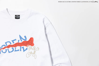 WODEN 2023-24 Autumn & Winter Furbo9 illustration L/S tee