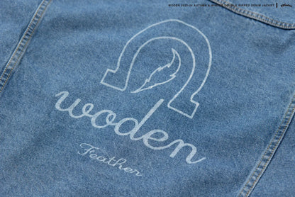 WODEN 2023-24 Autumn & Winter 008 Double Ripped Denim Jacket