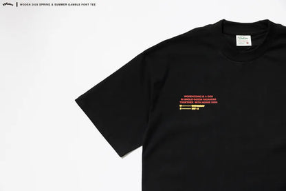 WODEN 2025 Spring & Summer Gamble Font Tee