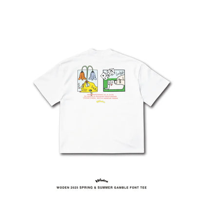 WODEN 2025 Spring & Summer Gamble Font Tee