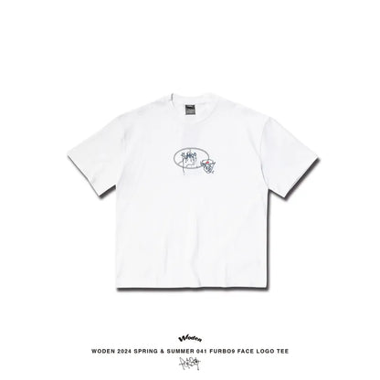 WODEN 2024 Spring & Summer 060 Furbo9 Face LOGO Tee