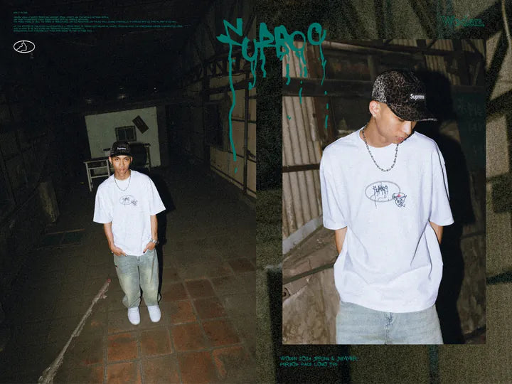 WODEN 2024 Spring & Summer 060 Furbo9 Face LOGO Tee