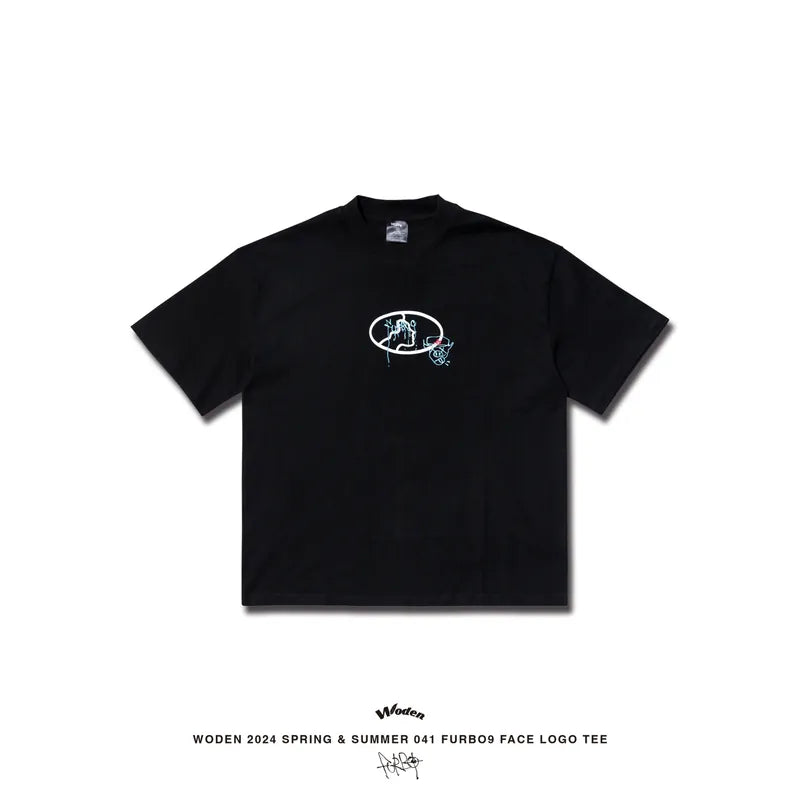 WODEN 2024 Spring & Summer 060 Furbo9 Face LOGO Tee
