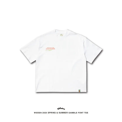 WODEN 2025 Spring & Summer Gamble Font Tee