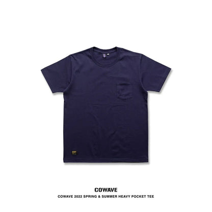 COWAVE Heavy Pocket Tee 藍