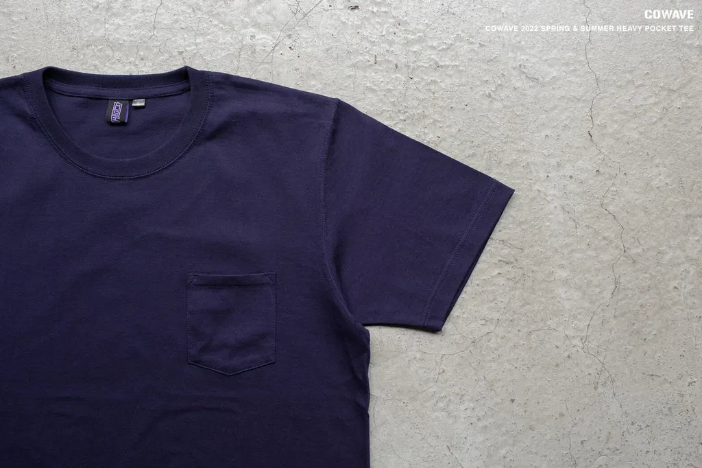 COWAVE Heavy Pocket Tee 藍
