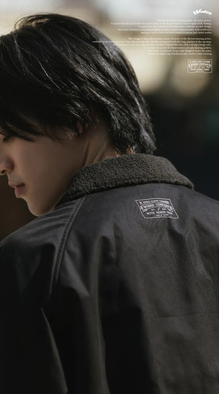 WODEN 2024 Fall & Winter 045 Black Safari Jacket