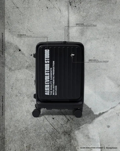[預購] AES x HONEYMOON 聯名行李箱 多功能旅行箱 黑 20吋/29吋 MULTIFUNCTIONAL TRAVEL SUITCASE