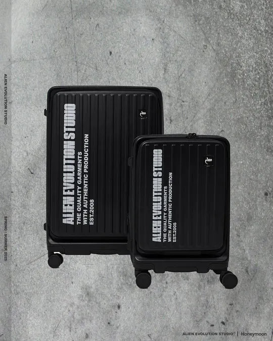 [預購] AES x HONEYMOON 聯名行李箱 多功能旅行箱 黑 20吋/29吋 MULTIFUNCTIONAL TRAVEL SUITCASE