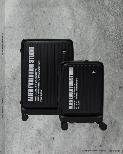 [預購] AES x HONEYMOON 聯名行李箱 多功能旅行箱 黑 20吋/29吋 MULTIFUNCTIONAL TRAVEL SUITCASE