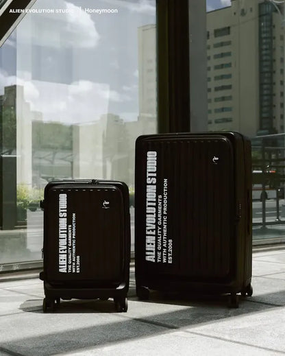 [預購] AES x HONEYMOON 聯名行李箱 多功能旅行箱 黑 20吋/29吋 MULTIFUNCTIONAL TRAVEL SUITCASE