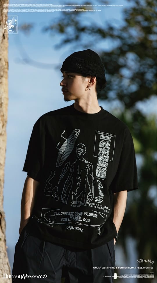 WODEN 2024 Spring & Summer 002 Human research tee