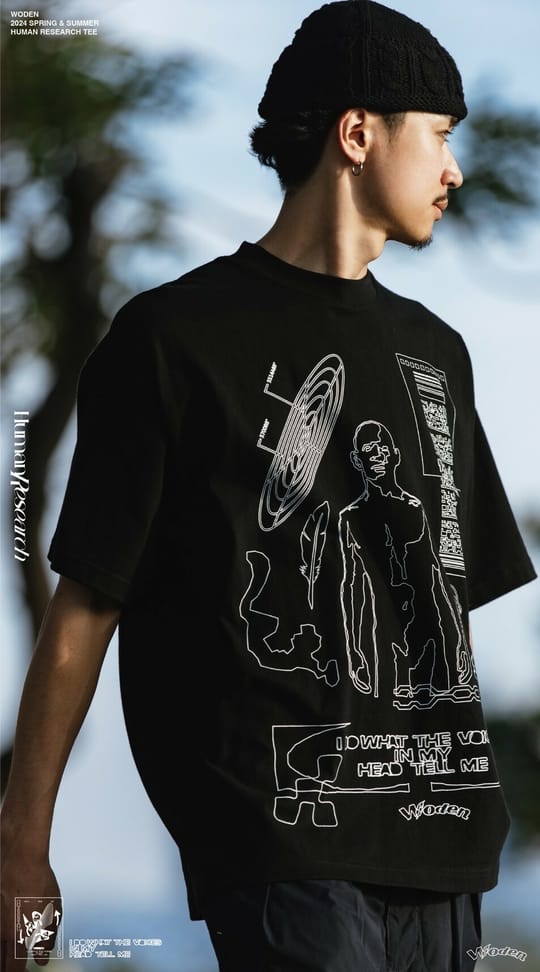 WODEN 2024 Spring & Summer 002 Human research tee