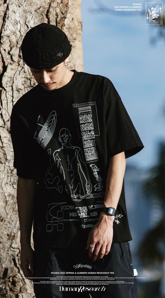WODEN 2024 Spring & Summer 002 Human research tee