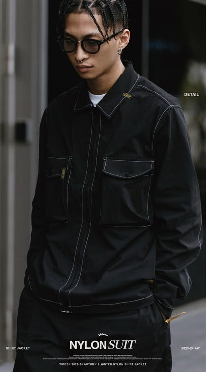 WODEN 2023-24 Autumn & Winter 025 Nylon Shirt jacket