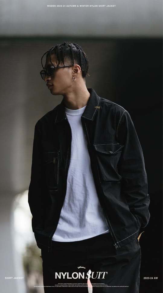 WODEN 2023-24 Autumn & Winter 025 Nylon Shirt jacket