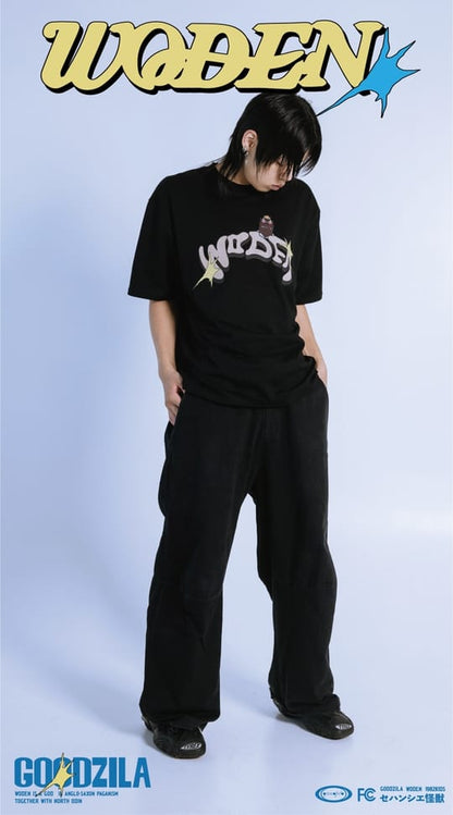 WODEN X Goodzila 031 LOGO tee - 黑色