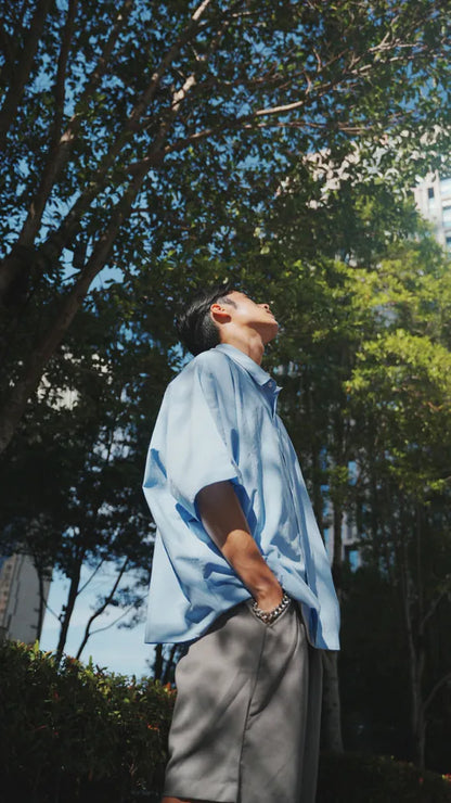 P.B.P LOOSE OXFORD SHIRTS