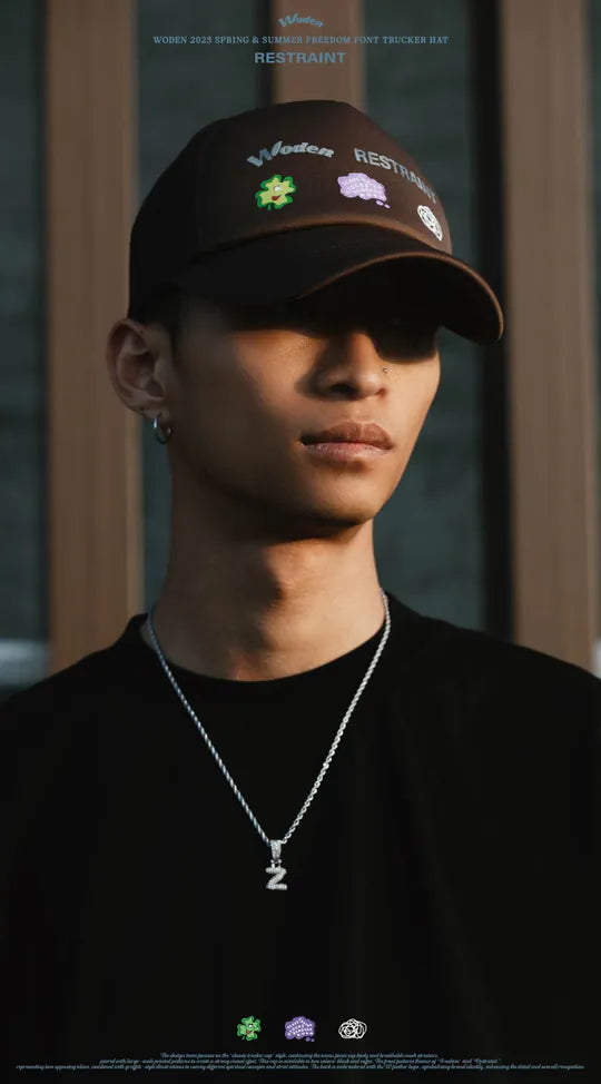 WODEN 2025 Spring & Summer 033 Freedom Font Trucker Hat