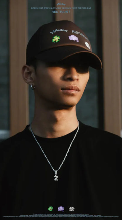WODEN 2025 Spring & Summer 033 Freedom Font Trucker Hat