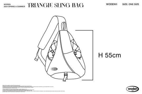 WODEN 2024 Spring & Summer 064 Triangle Sling Bag