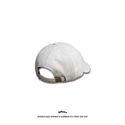 WODEN 2023 Spring & Summer IVY Font S/B Cap 白