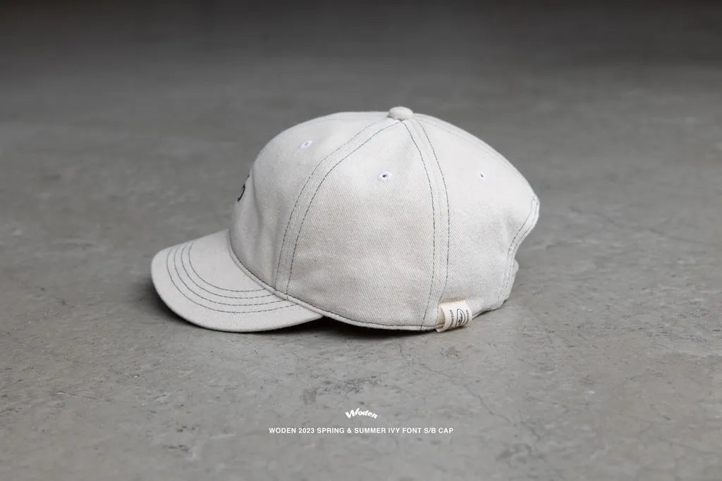 WODEN 2023 Spring & Summer IVY Font S/B Cap 白