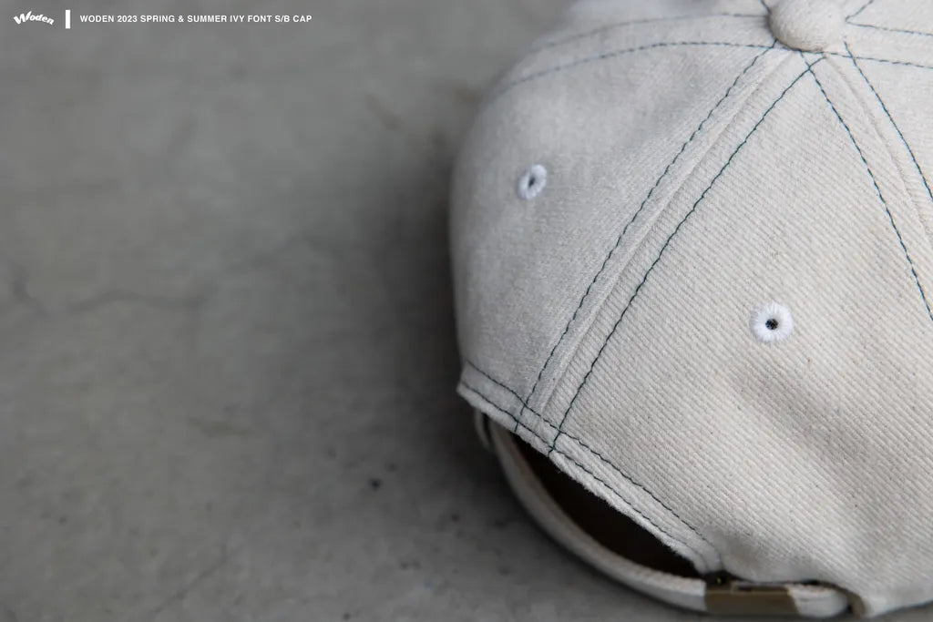 WODEN 2023 Spring & Summer IVY Font S/B Cap 白