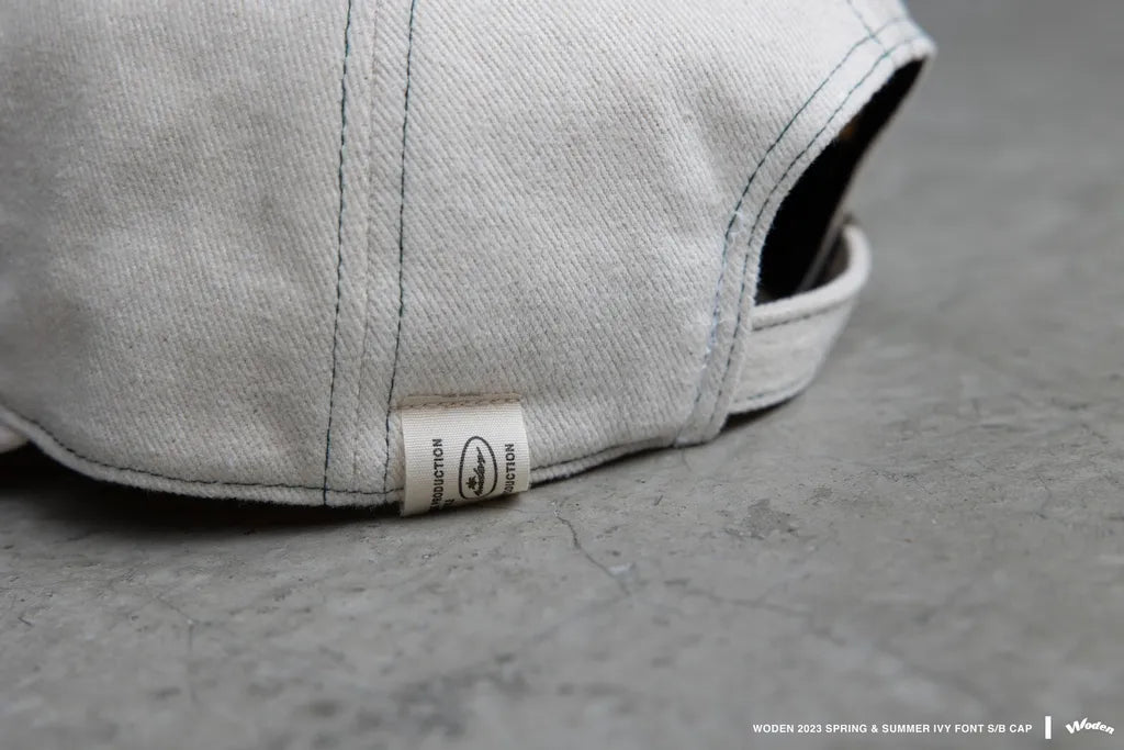 WODEN 2023 Spring & Summer IVY Font S/B Cap 白