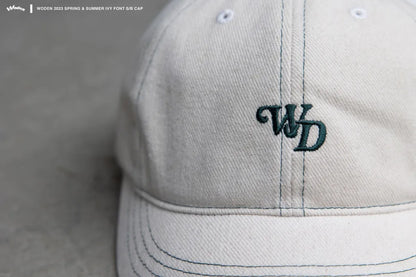 WODEN 2023 Spring & Summer IVY Font S/B Cap 白