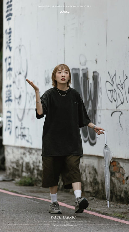 WODEN 2023 Spring & Summer 031 Wash LOGO tee