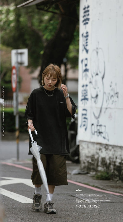 WODEN 2023 Spring & Summer 031 Wash LOGO tee