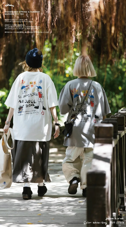 WODEN 2023 Spring & Summer 052 Marionette tee 灰色